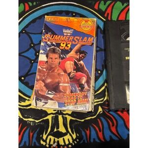 WWF SummerSlam 93 Coliseum Video VHS Wrestling Jim Duggan Yokozuna